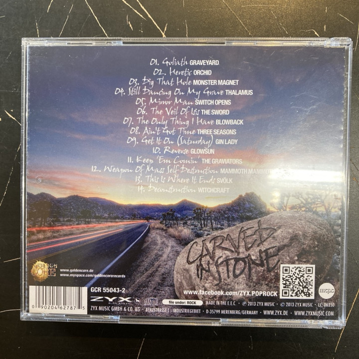 V/A - Carved In Stone (The Ultimate Stoner Rock) CD (VG/VG+)